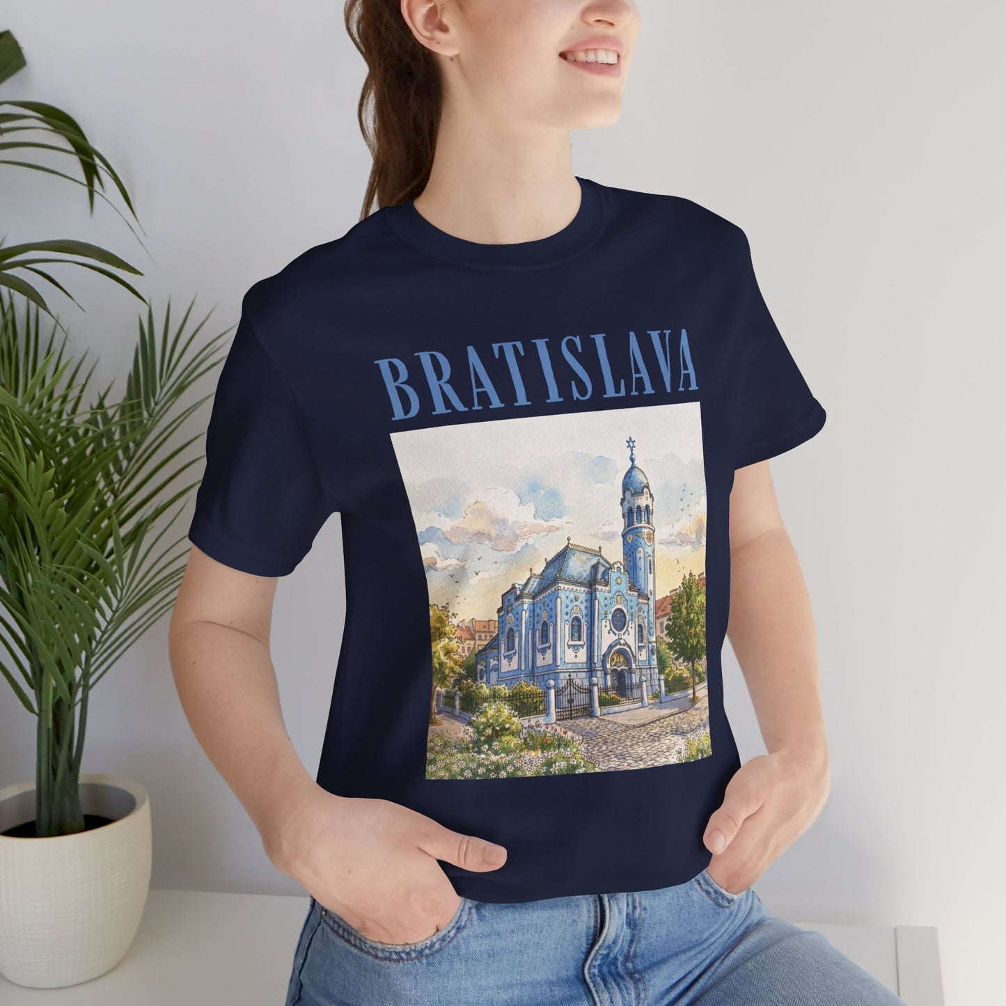 Bratislava Watercolor Church T-Shirt