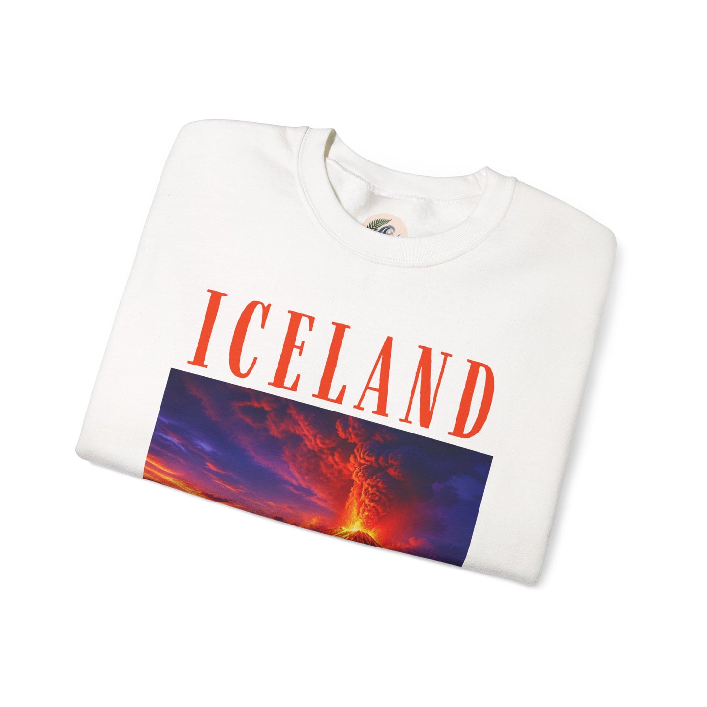 Iceland Scenic Sweatshirt — Volcanic Sunset Landscape Crewneck