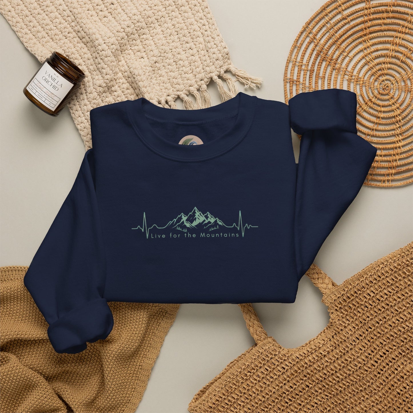 Mountain Heartbeat Crewneck Sweatshirt