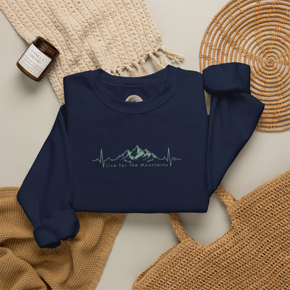 Mountain Heartbeat Crewneck Sweatshirt