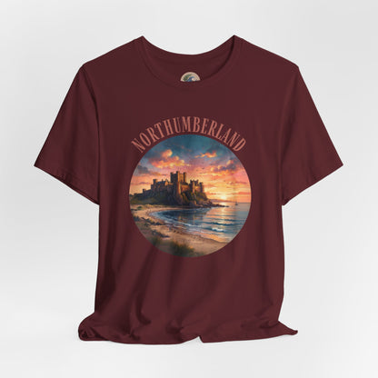 Northumberland Castle Sunset T‑Shirt