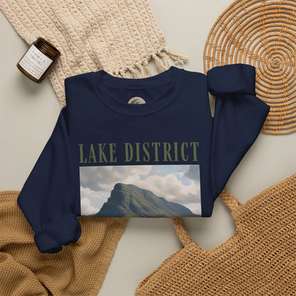 Lake District Scenic Sweatshirt — Vintage Landscape Crewneck