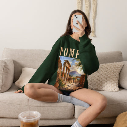 Pompeii Ruins Vintage Crewneck Sweatshirt