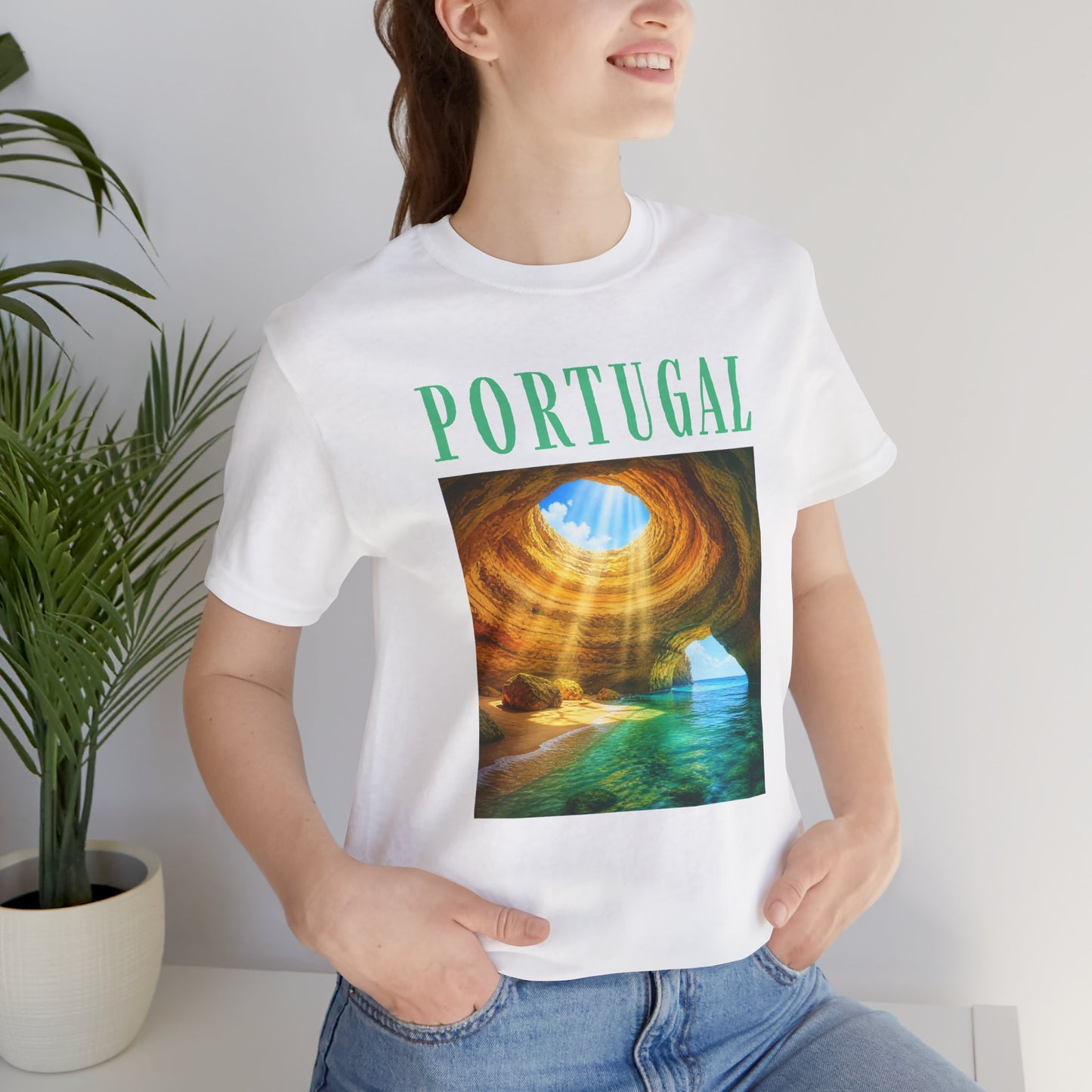 Portugal Benagil Cave Graphic Tee