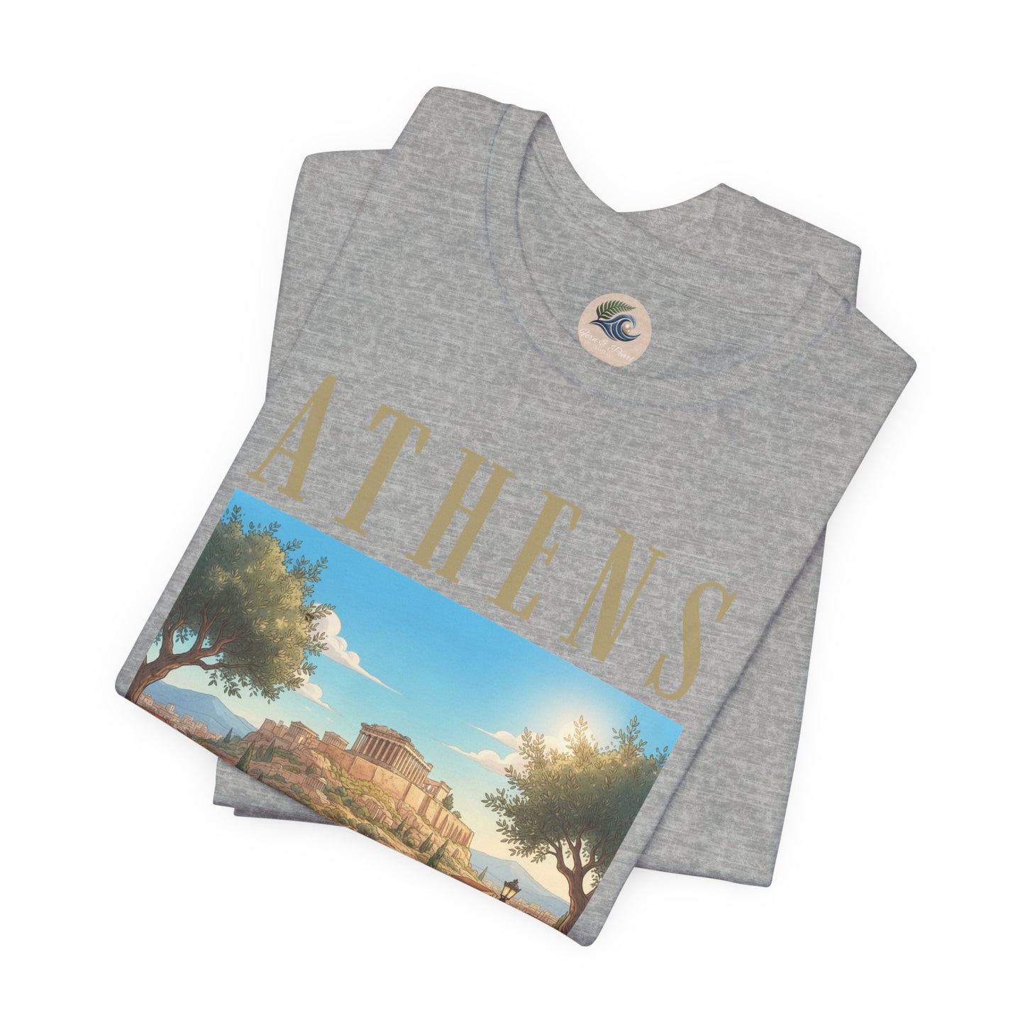 Athens Scenic Tee — Vintage Acropolis Travel T‑Shirt