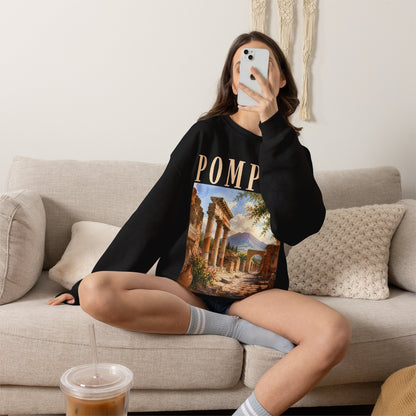 Pompeii Ruins Vintage Crewneck Sweatshirt
