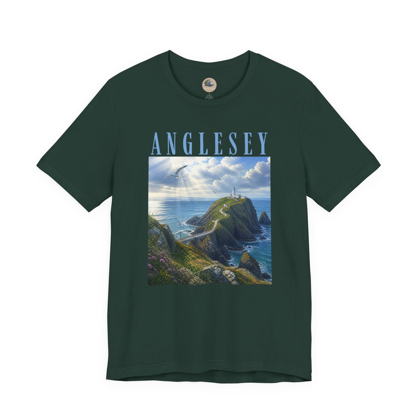 Anglesey Coastal T‑Shirt — Scenic Wales Landscape Tee