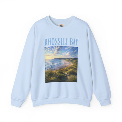 Rhossili Bay Scenic Crewneck Sweatshirt