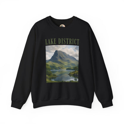 Lake District Scenic Sweatshirt — Vintage Landscape Crewneck