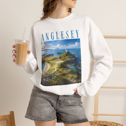 Anglesey Scenic Sweatshirt — Coastal Landscape Crewneck