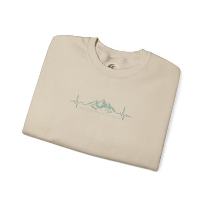 Mountain Heartbeat Crewneck Sweatshirt