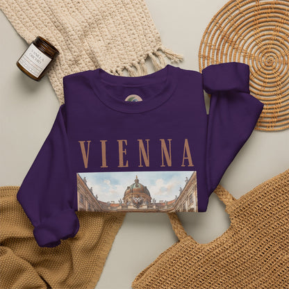 Vienna Palace Crewneck Sweatshirt — Vintage Vienna Travel Sweatshirt