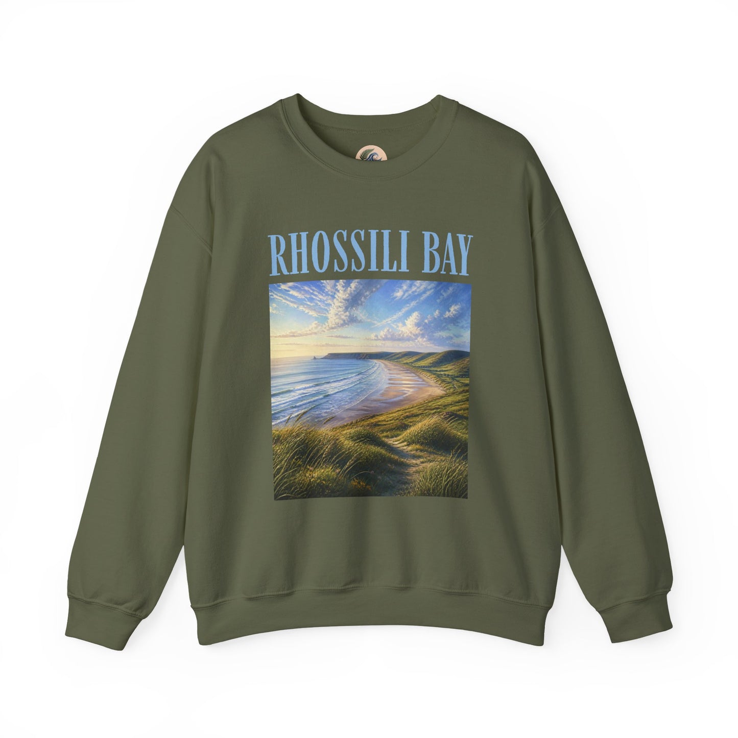 Rhossili Bay Scenic Crewneck Sweatshirt