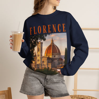 Florence Duomo Crewneck Sweatshirt – Vintage Travel Graphic