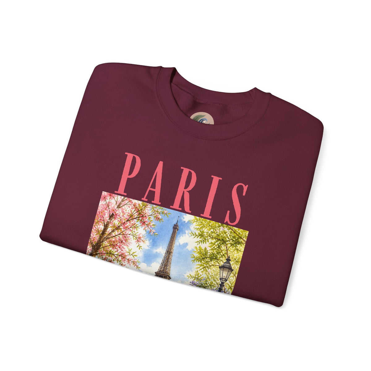Paris Floral Eiffel Sweatshirt