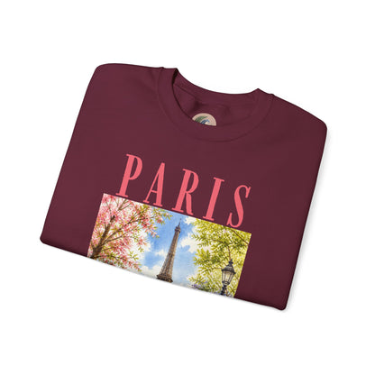 Paris Floral Eiffel Sweatshirt