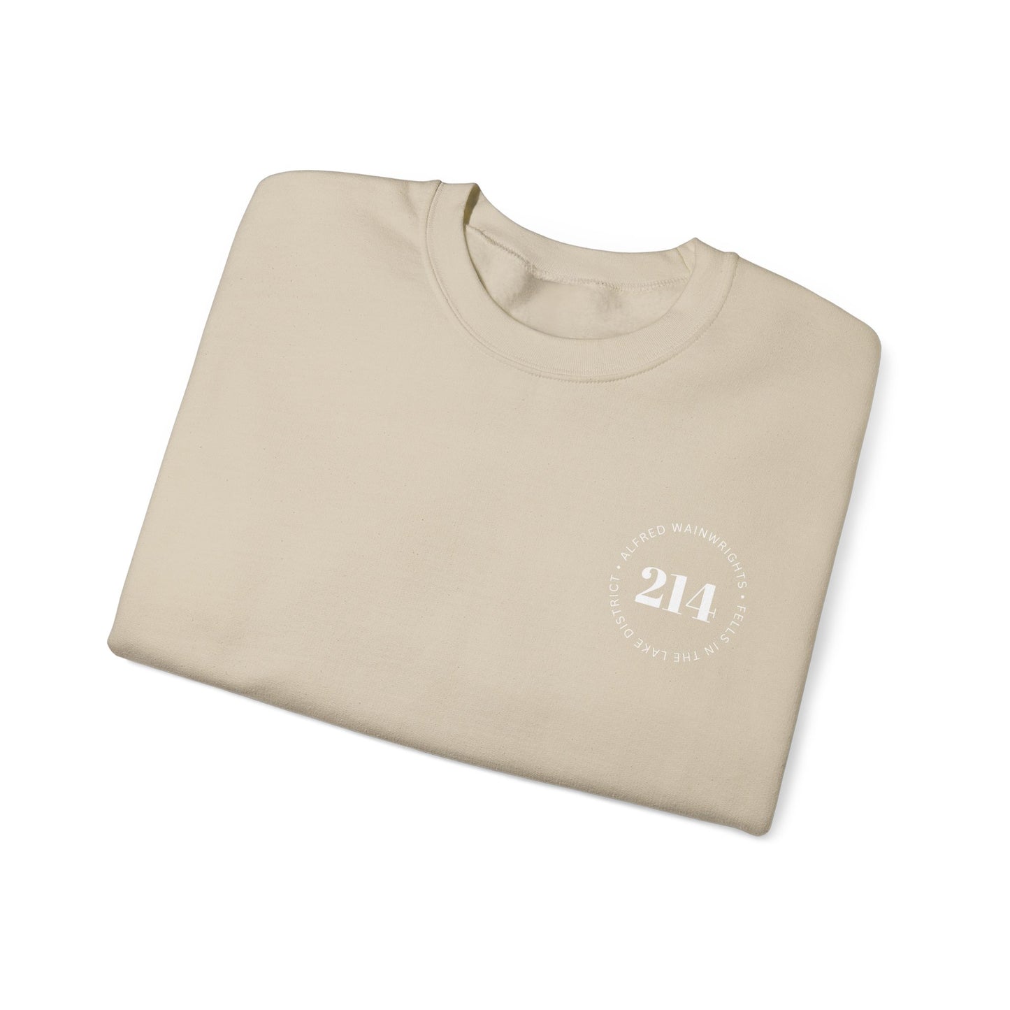 214 Wainwrights Minimalist Crewneck Sweatshirt — Small Chest Logo