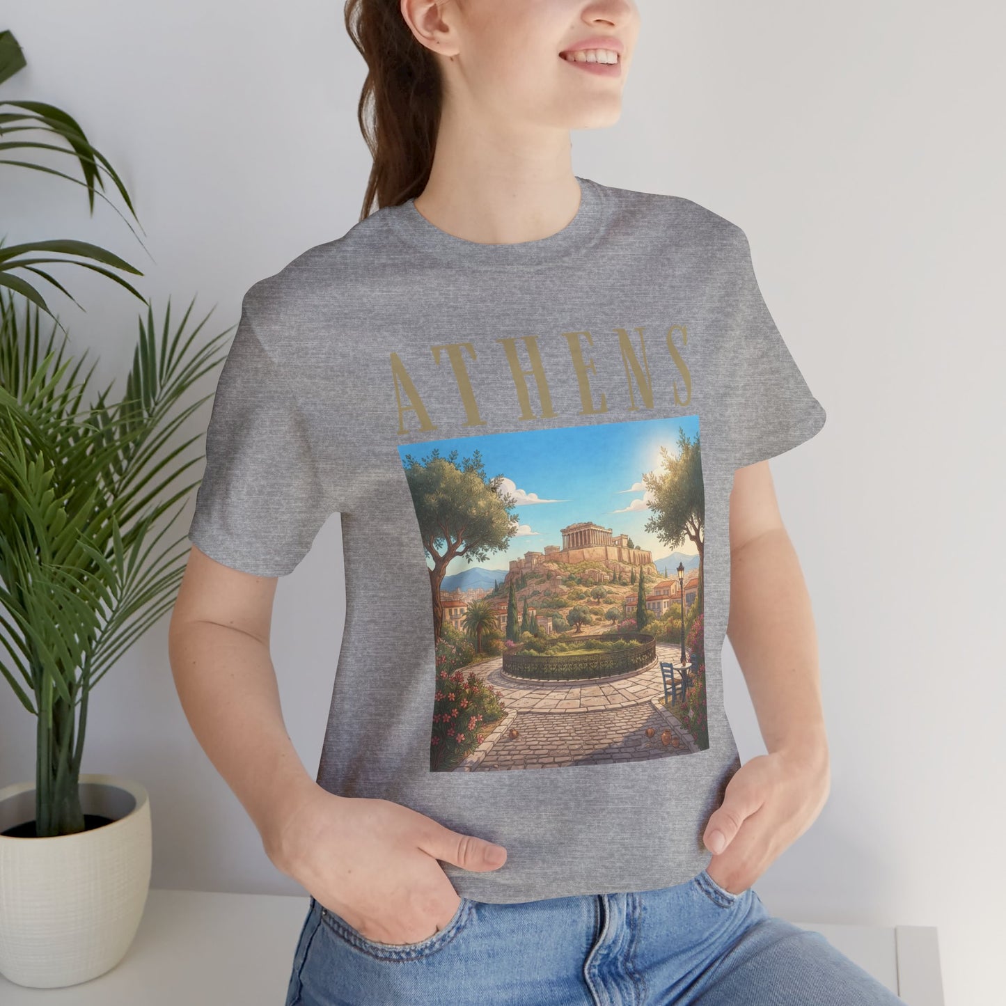 Athens Scenic Tee — Vintage Acropolis Travel T‑Shirt