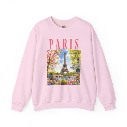 Paris Floral Eiffel Sweatshirt