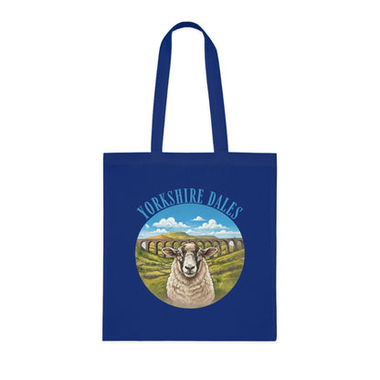 Yorkshire Dales Tote Bag – Scenic Sheep Cotton Tote for Country Lovers