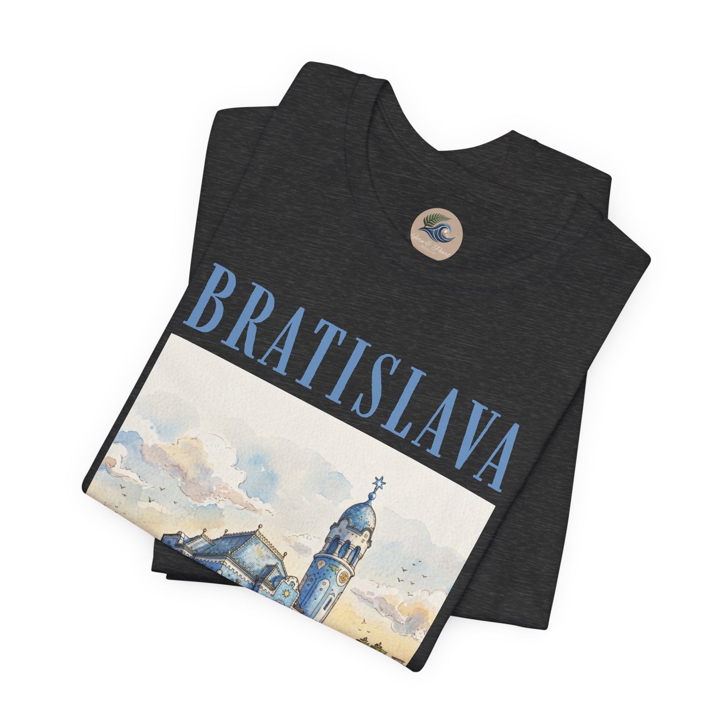 Bratislava Watercolor Church T-Shirt