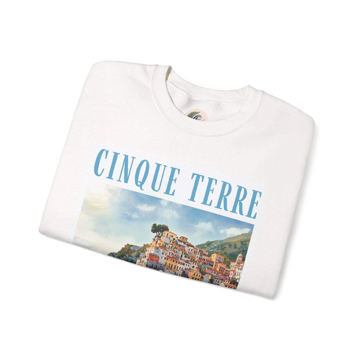 Cinque Terre Coastal Sweatshirt — Italian Village Travel Crewneck
