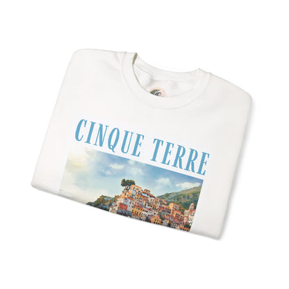 Cinque Terre Coastal Sweatshirt — Italian Village Travel Crewneck