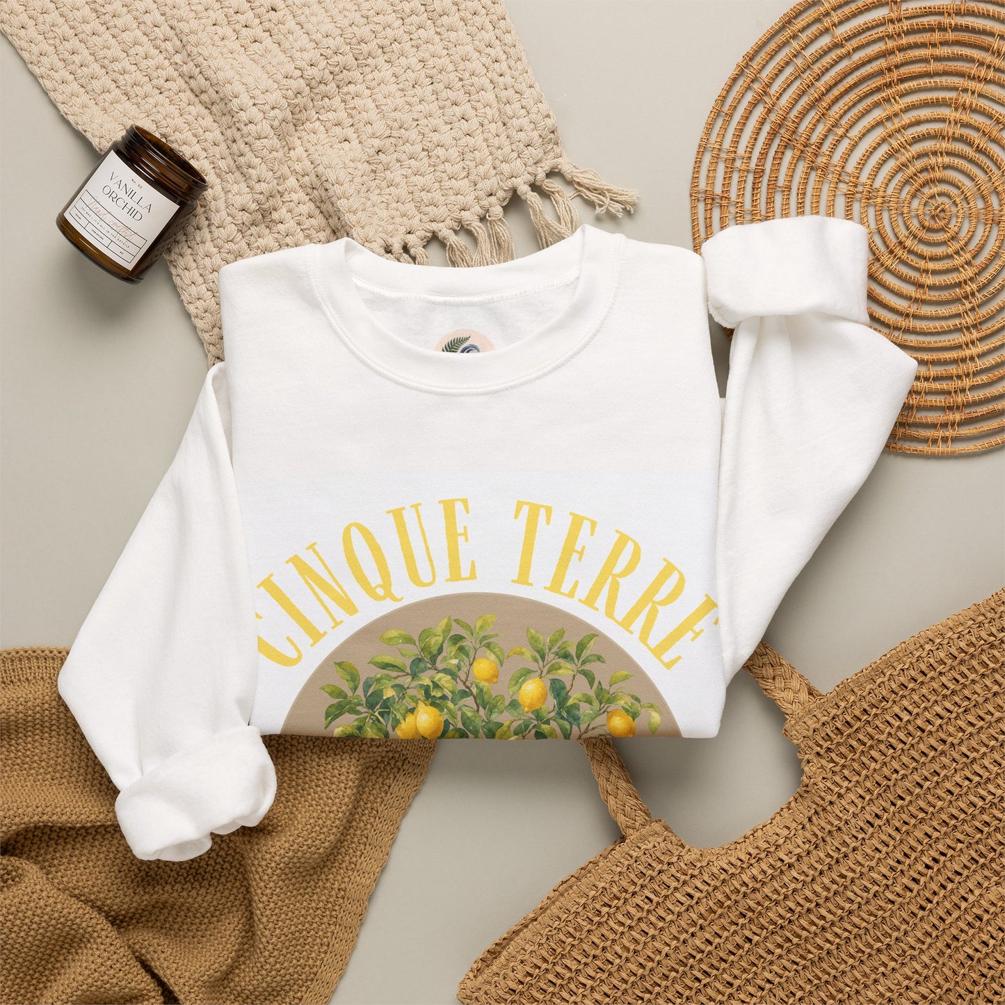 Cinque Terre Lemons Sweatshirt - Established 2026