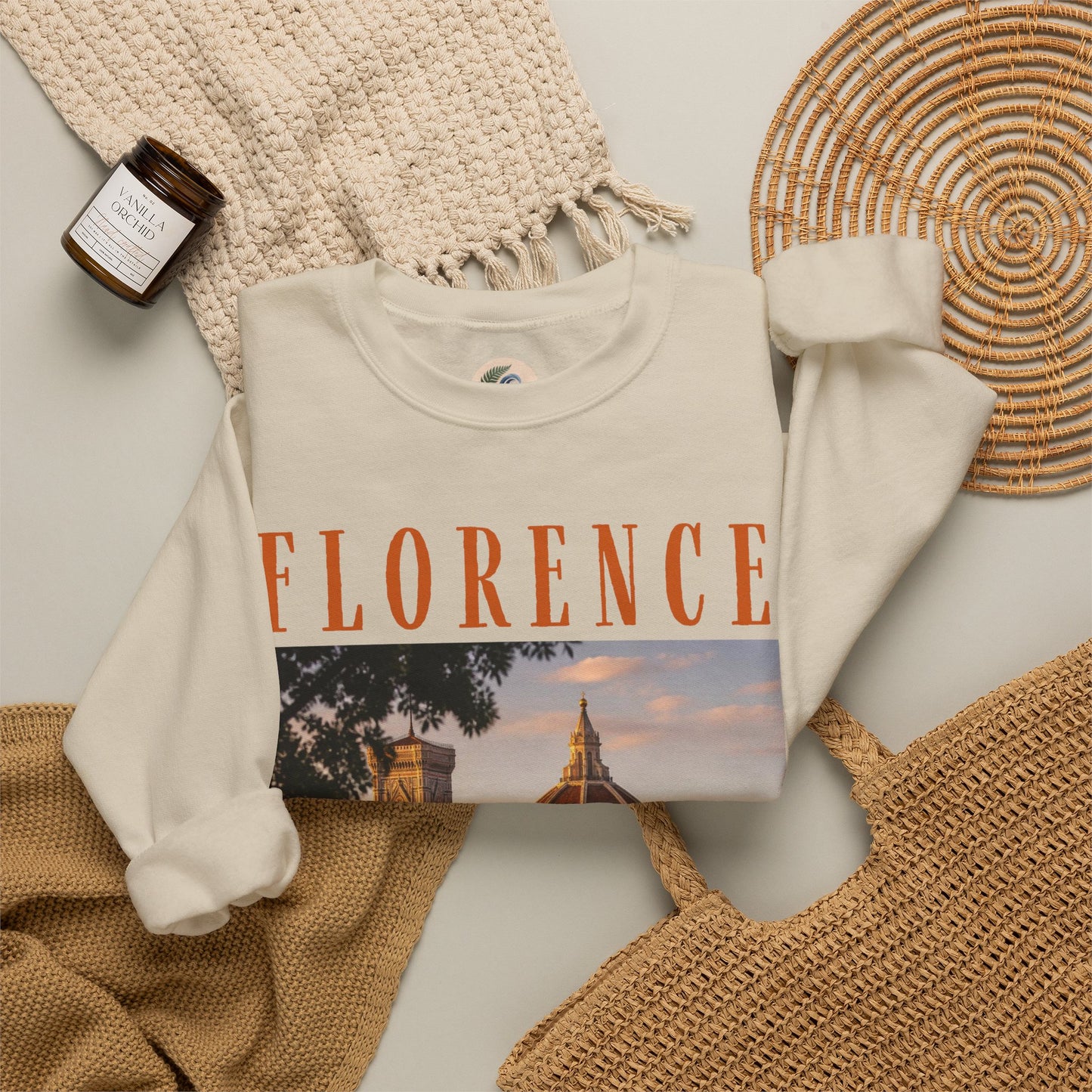 Florence Duomo Crewneck Sweatshirt – Vintage Travel Graphic