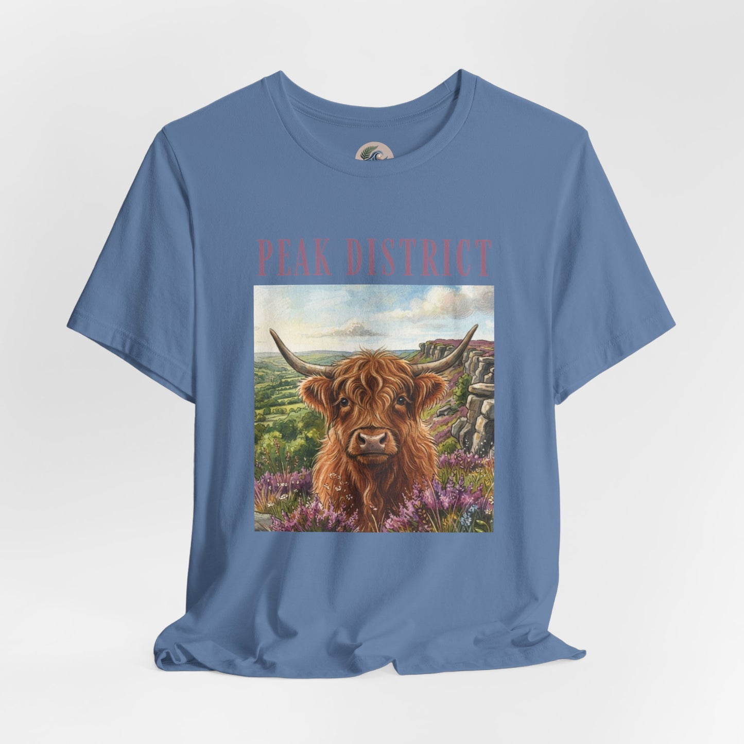Peak District Highland Cow T‑Shirt