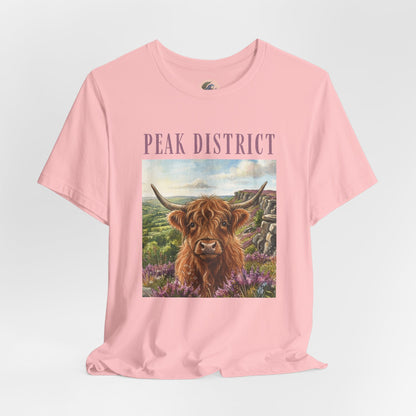 Peak District Highland Cow T‑Shirt