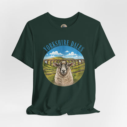 Yorkshire Dales Sheep T-Shirt — Scenic Countryside Tee