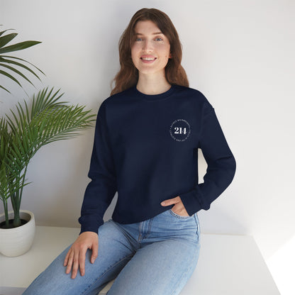 214 Wainwrights Minimalist Crewneck Sweatshirt — Small Chest Logo