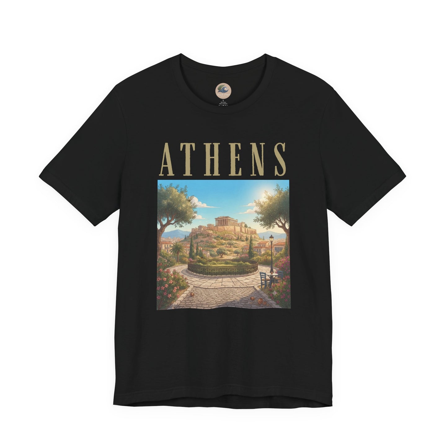 Athens Scenic Tee — Vintage Acropolis Travel T‑Shirt