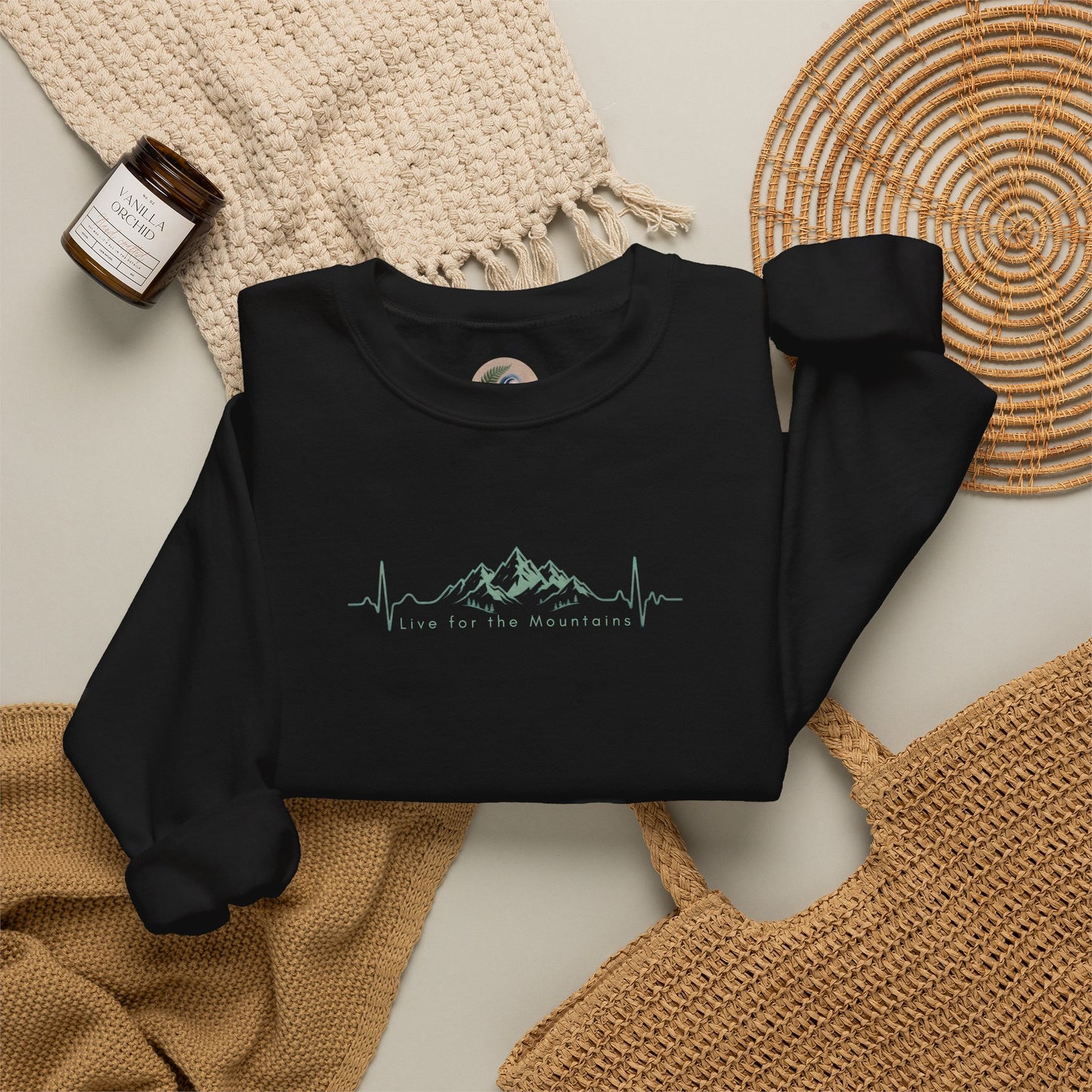 Mountain Heartbeat Crewneck Sweatshirt