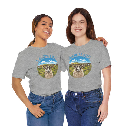 Yorkshire Dales Sheep T-Shirt — Scenic Countryside Tee