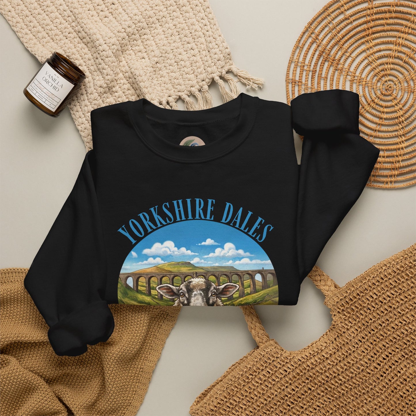 Yorkshire Dales Sheep Crewneck Sweatshirt