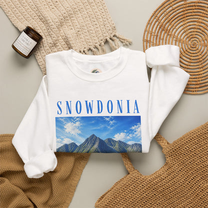Glyderau Landscape - Snowdonia Mountain Crewneck Sweatshirt