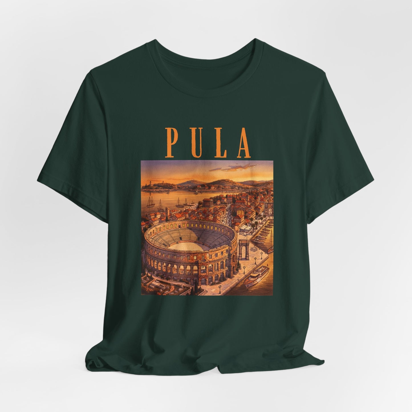 Pula Arena Sunset - Scenic Croatia Tee