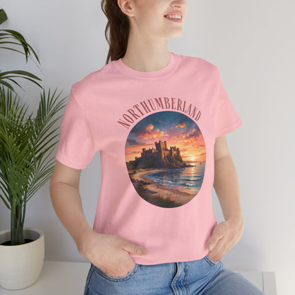 Northumberland Castle Sunset T‑Shirt
