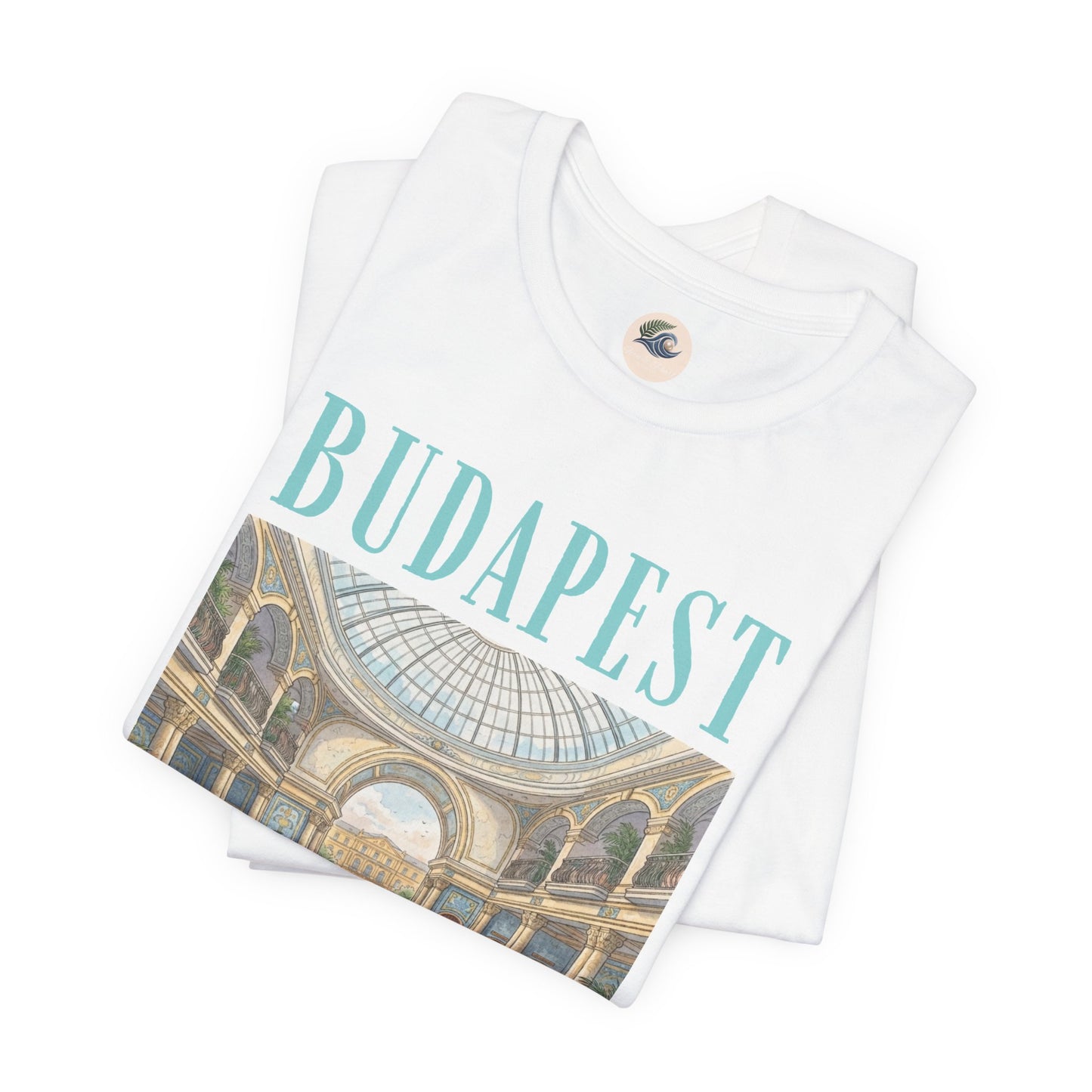 Budapest Thermal Baths Graphic Tee — Vintage Spa Travel T-Shirt