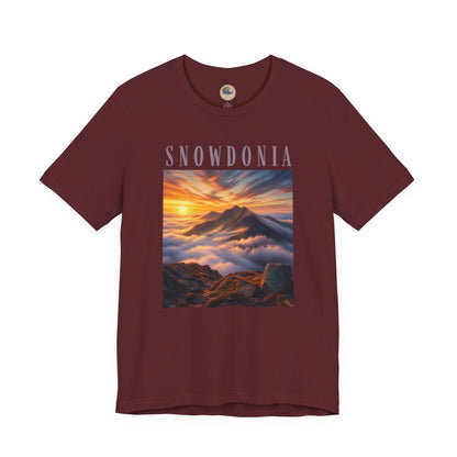 Snowdonia Mountain Sunset T‑Shirt