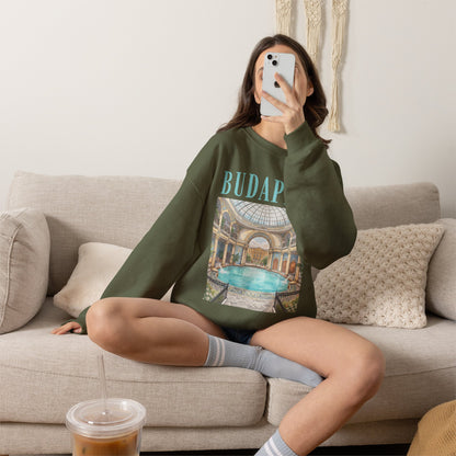 Budapest Thermal Bath Crewneck Sweatshirt
