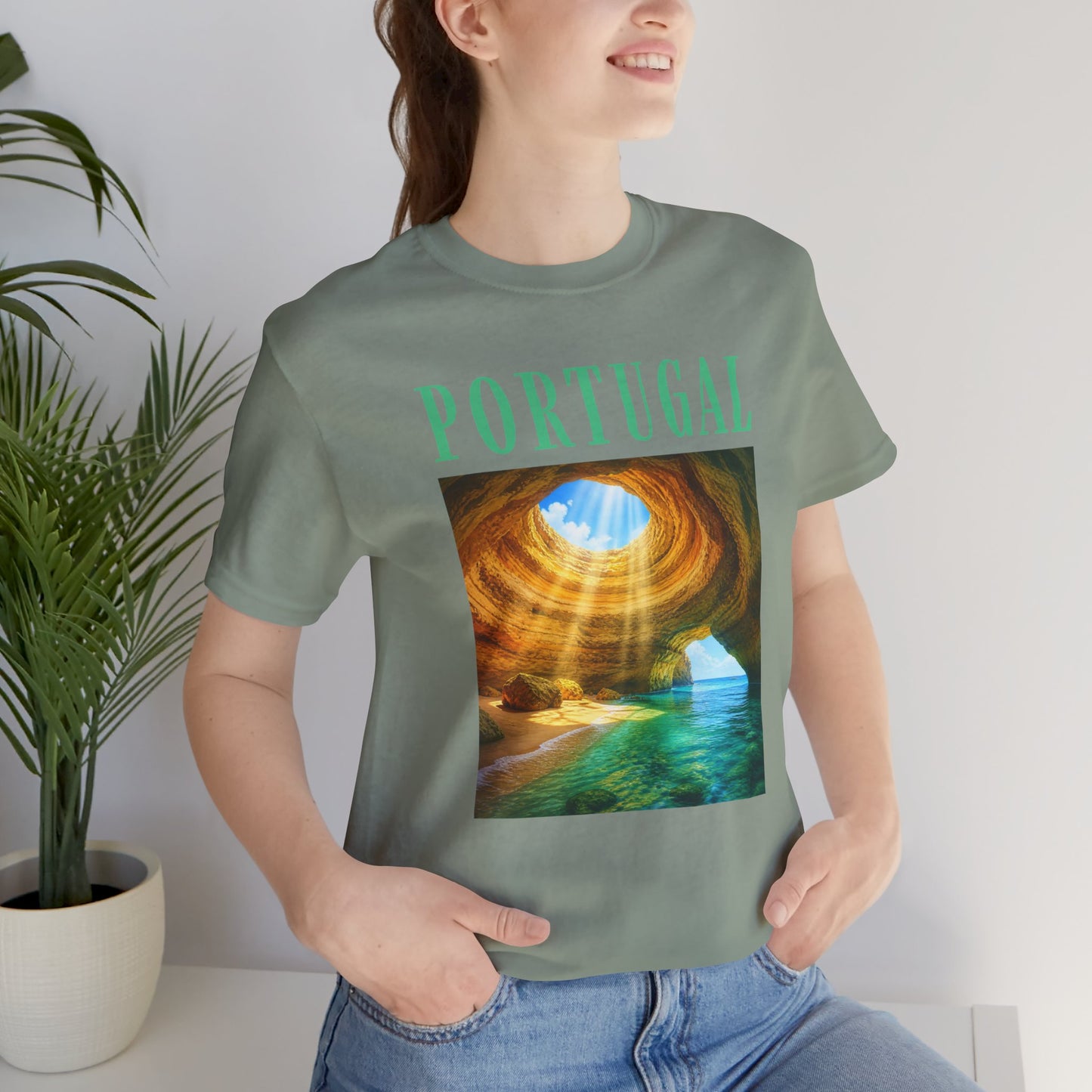 Portugal Benagil Cave Graphic Tee