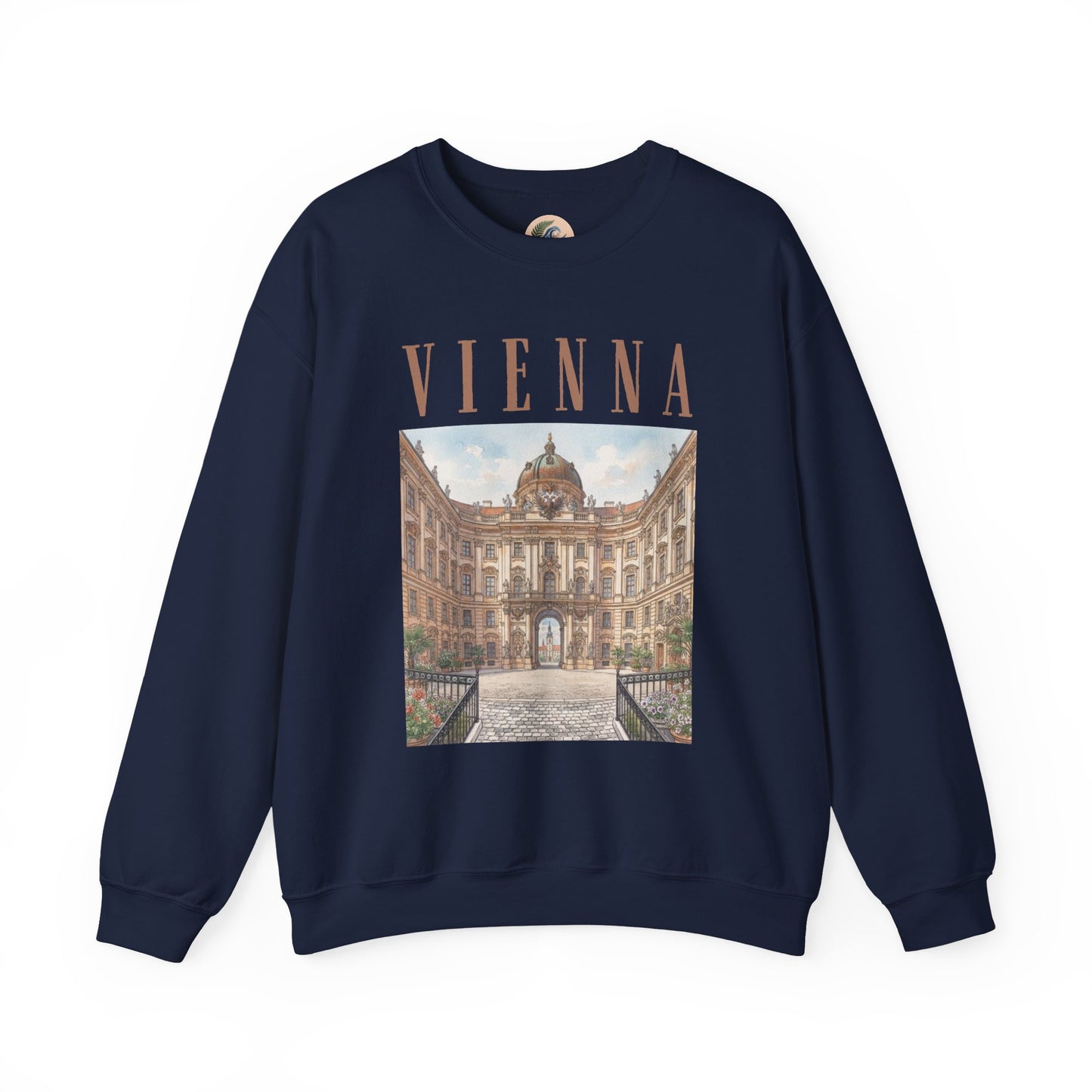 Vienna Palace Crewneck Sweatshirt — Vintage Vienna Travel Sweatshirt