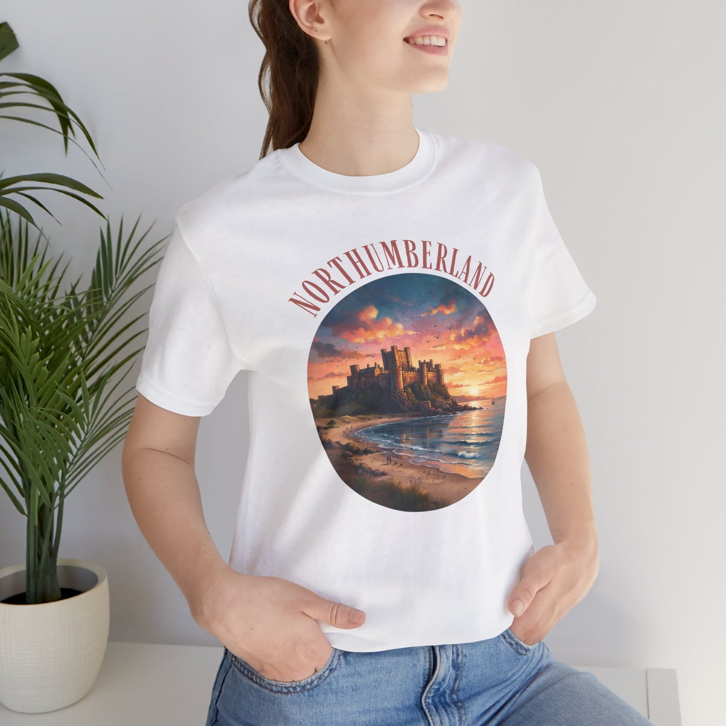 Northumberland Castle Sunset T‑Shirt