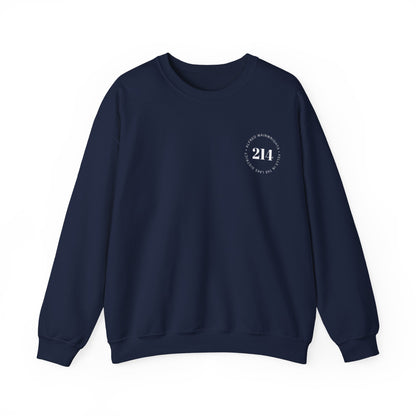 214 Wainwrights Minimalist Crewneck Sweatshirt — Small Chest Logo