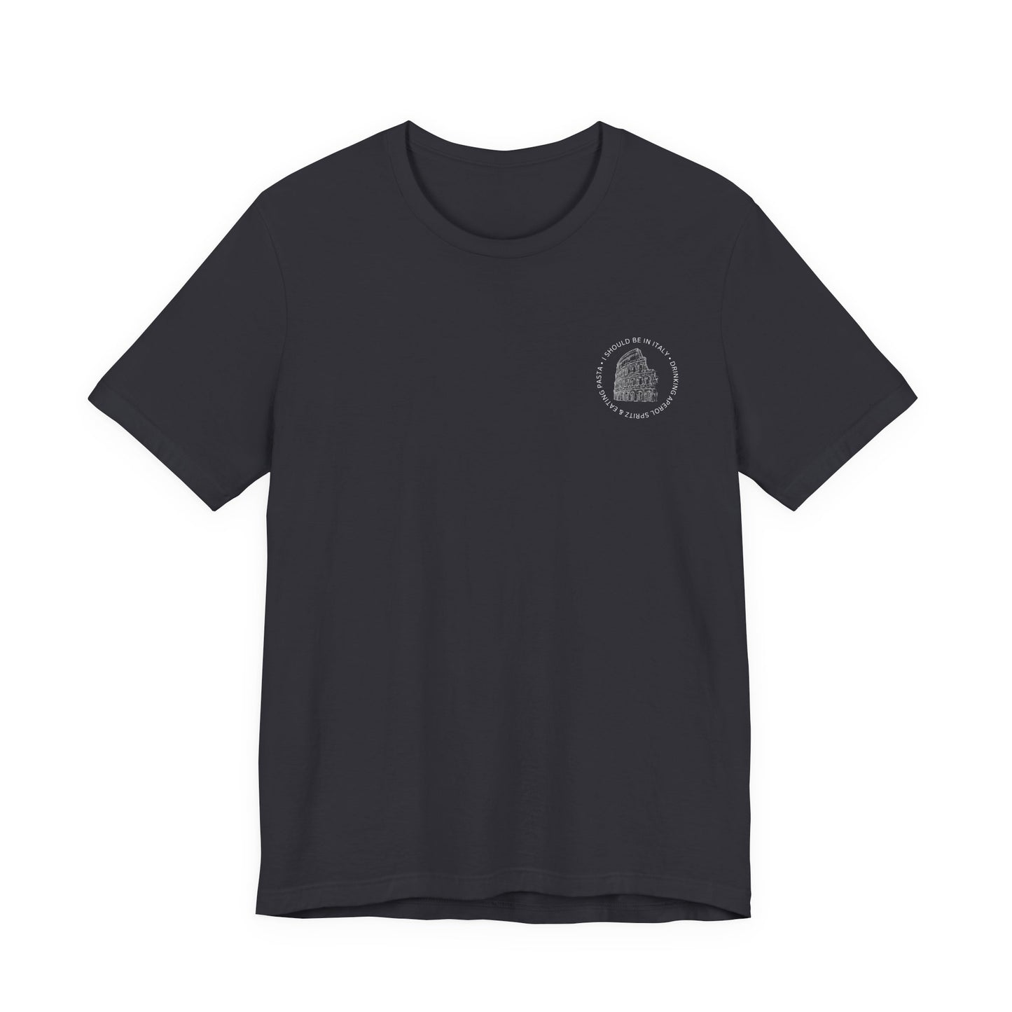 Aperol & Pasta Italy Tee — Minimalist Vintage Liberty Graphic T-Shirt