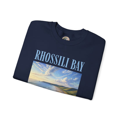 Rhossili Bay Scenic Crewneck Sweatshirt