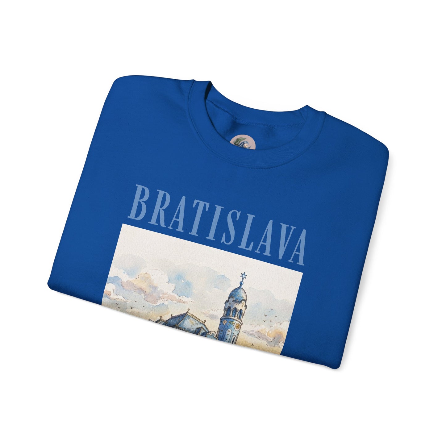 Bratislava Scenic Crewneck Sweatshirt – Vintage Cityscape Graphic